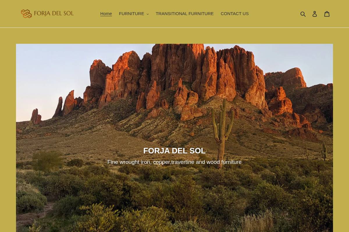 forjadelsol.com homepage screenshot