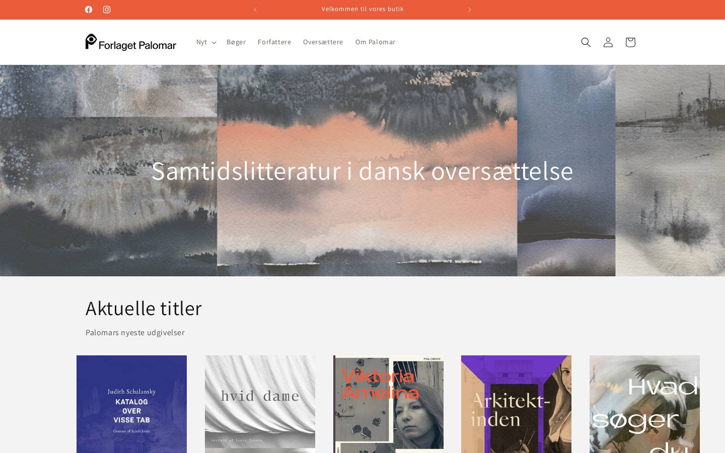 forlaget-palomar.dk homepage screenshot