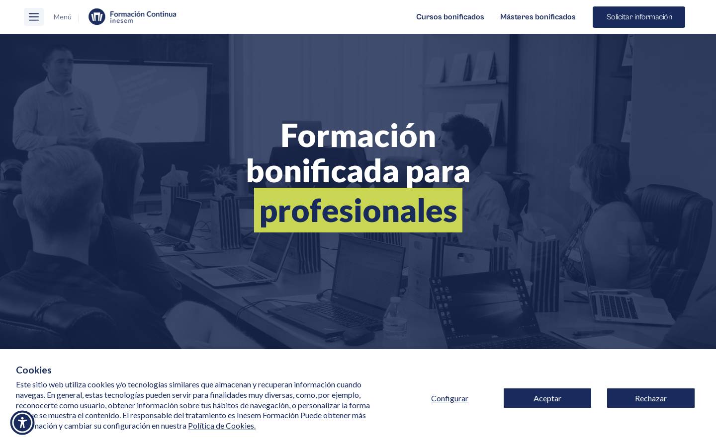 formacioncontinua.eu homepage screenshot