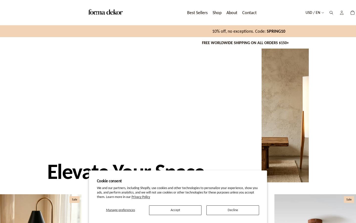 formadekor.com homepage screenshot