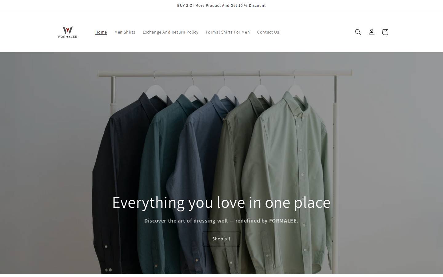 formalee.in homepage screenshot