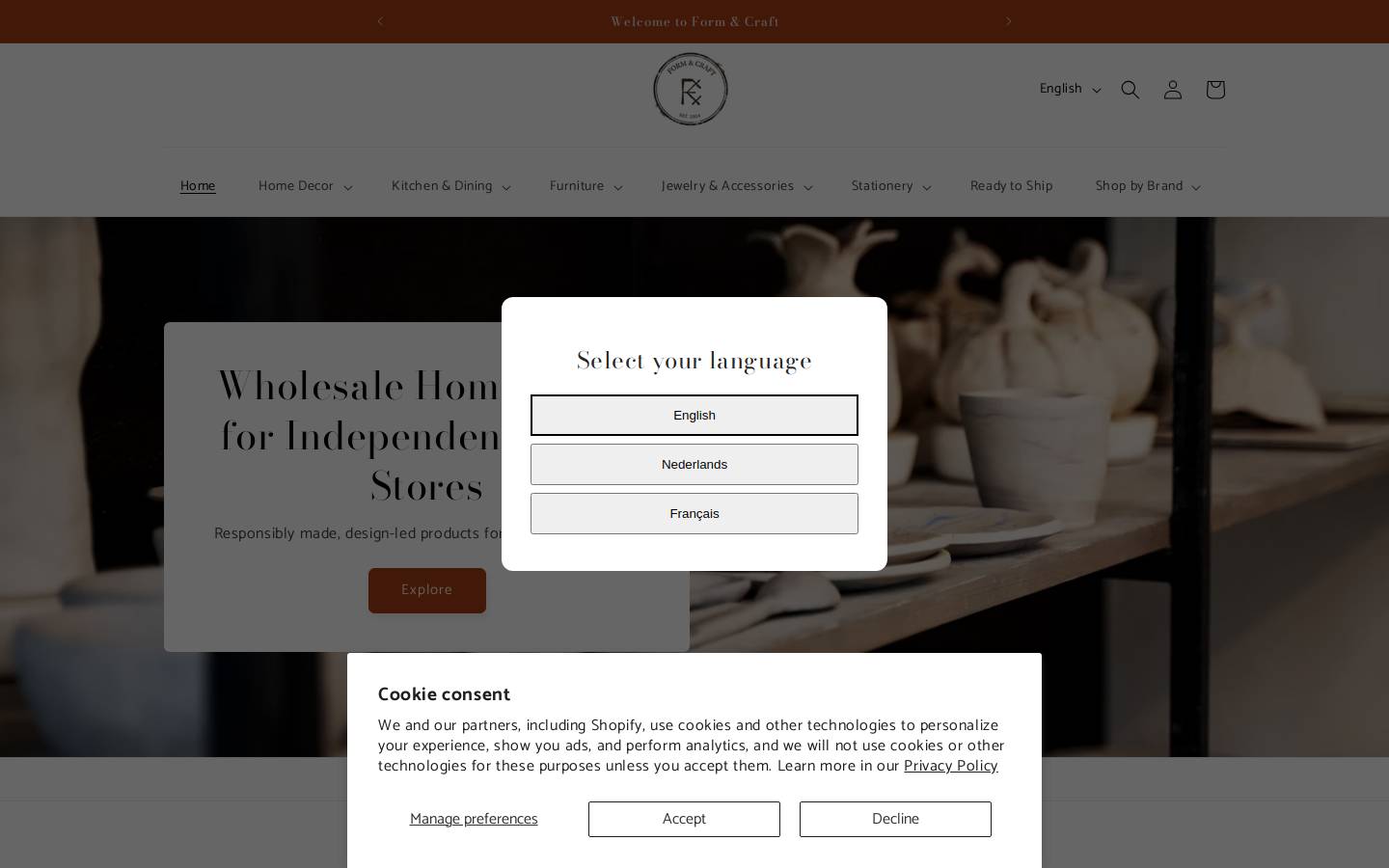 Formandcraft homepage screenshot