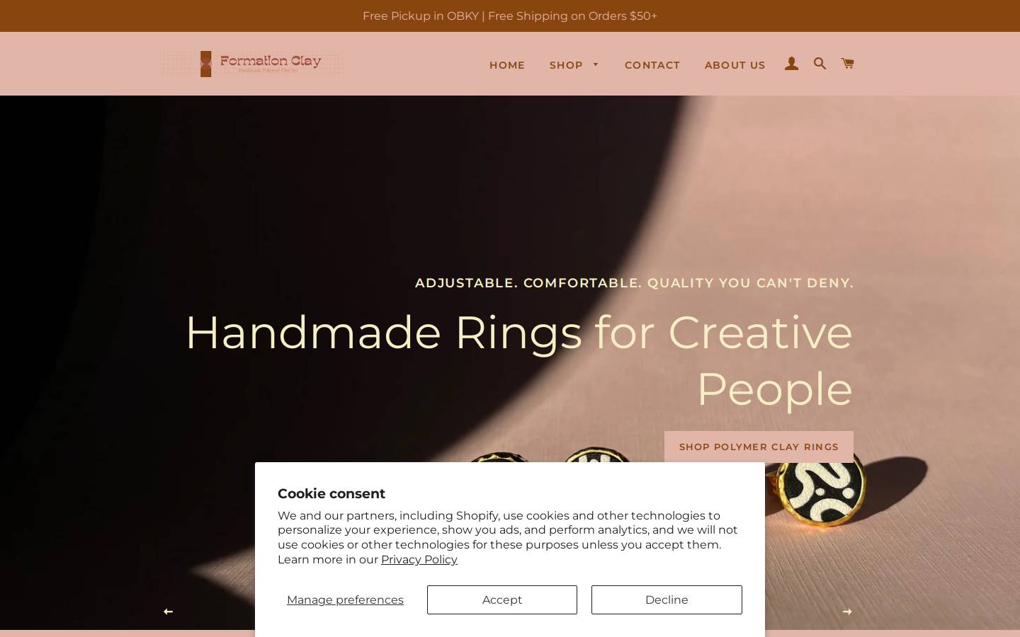 formationhandmade.com homepage screenshot