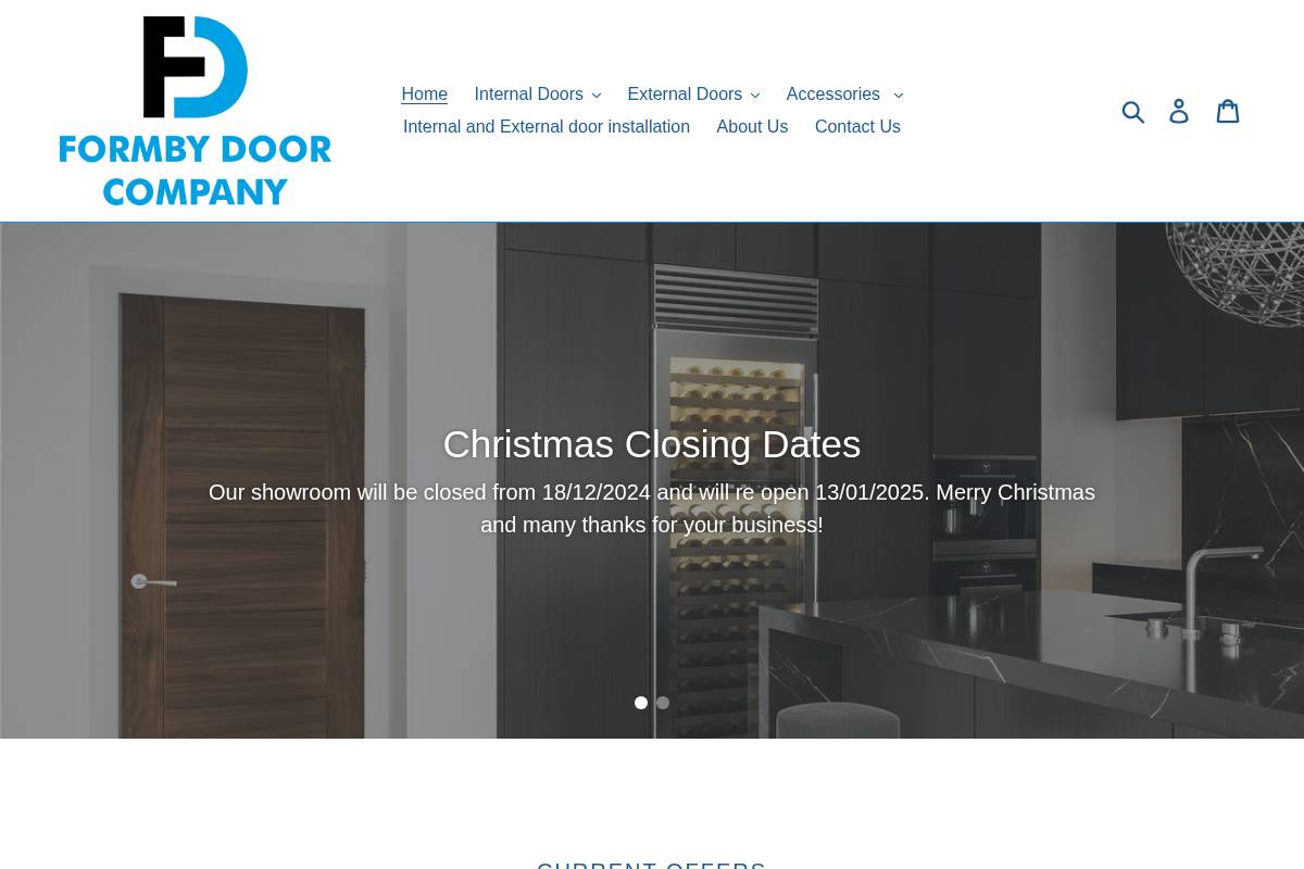 formbydoors.com homepage screenshot