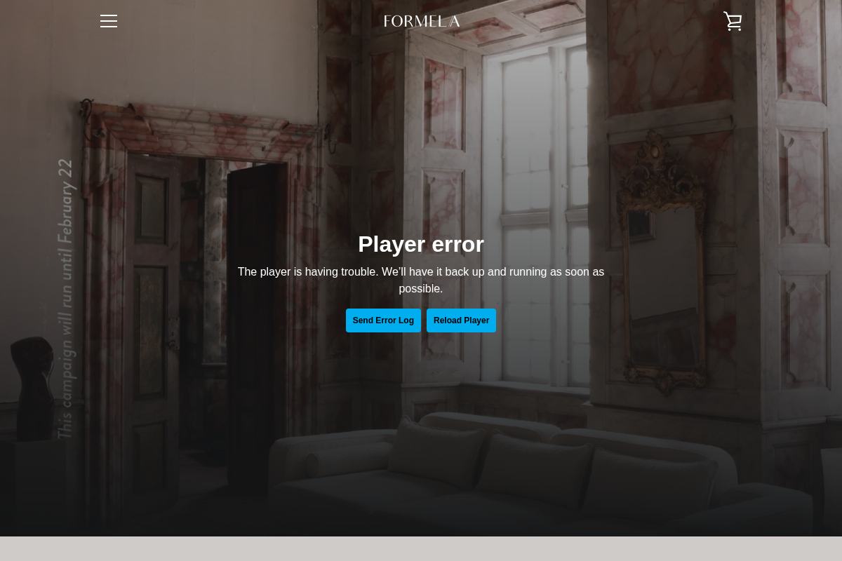 Formel A homepage screenshot