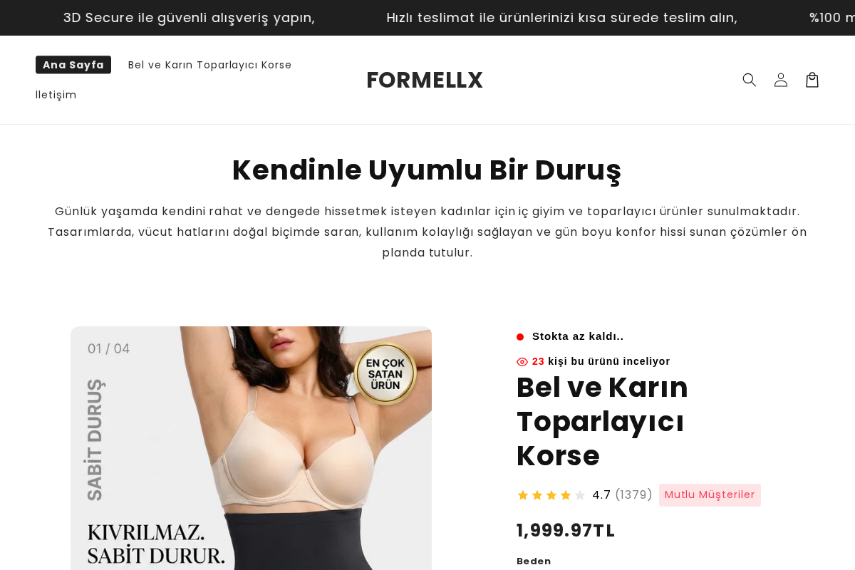 FORMELLX homepage screenshot