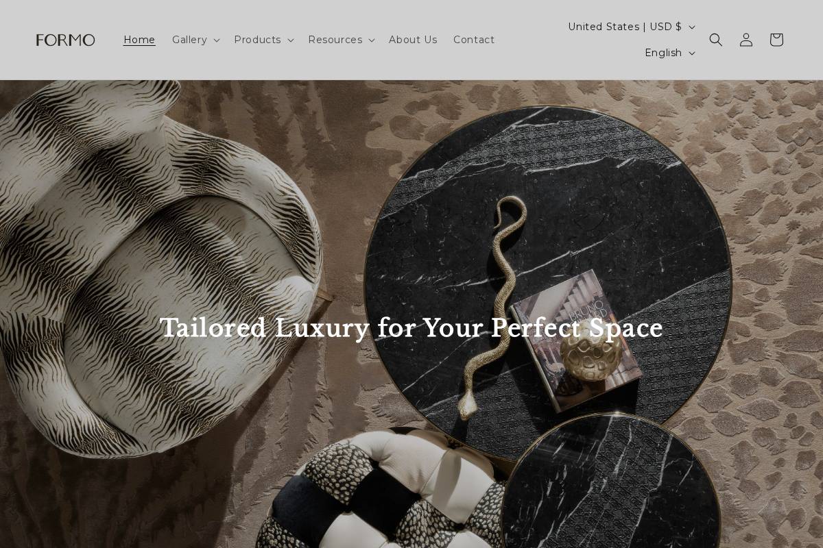 formofurniture.com homepage screenshot