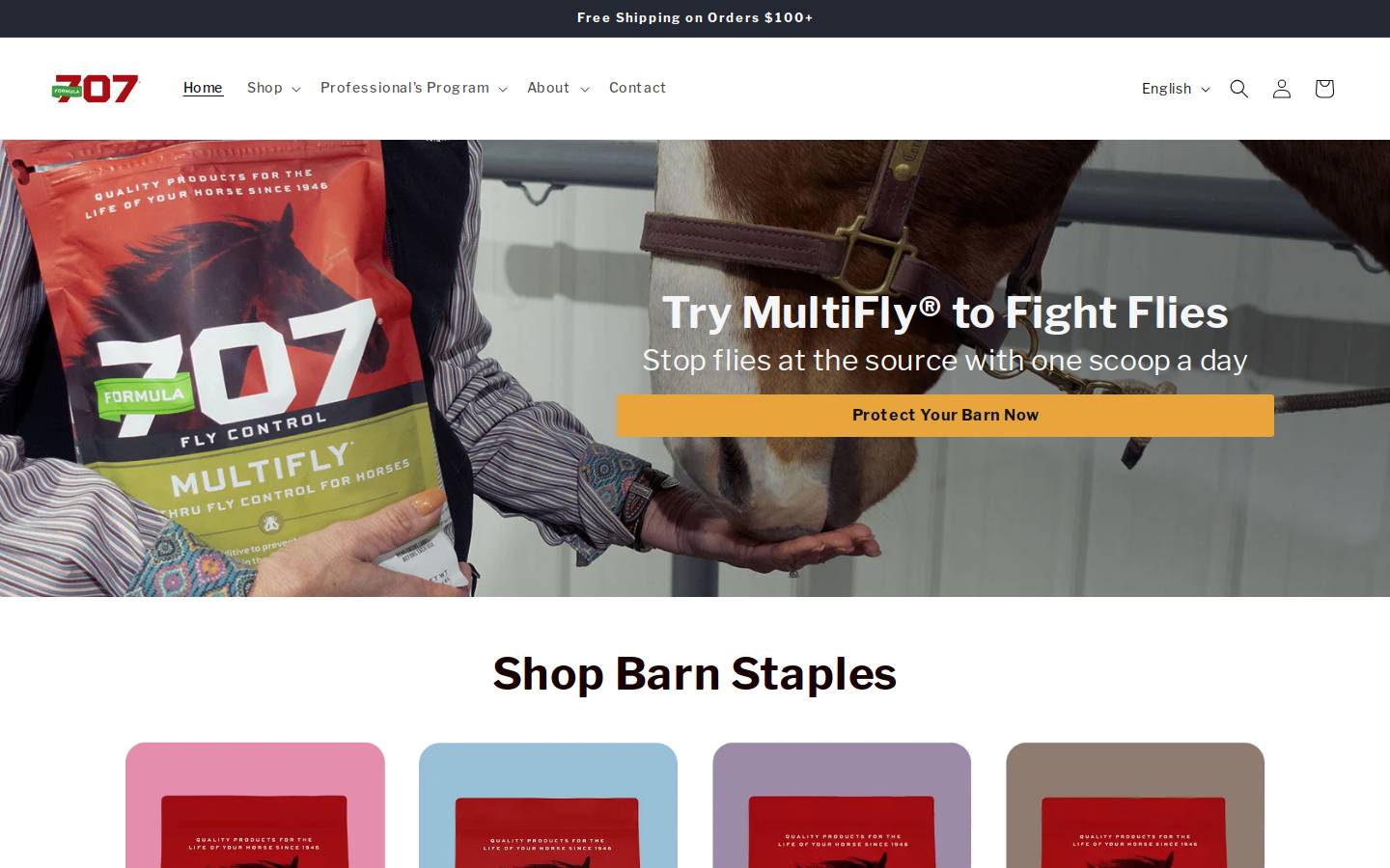 formula707.com homepage screenshot