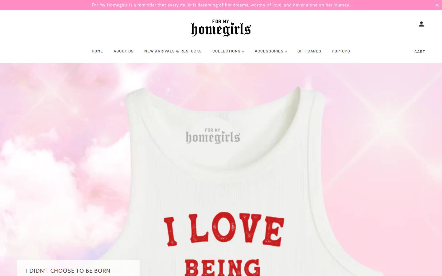 formyhomegirls.com homepage screenshot