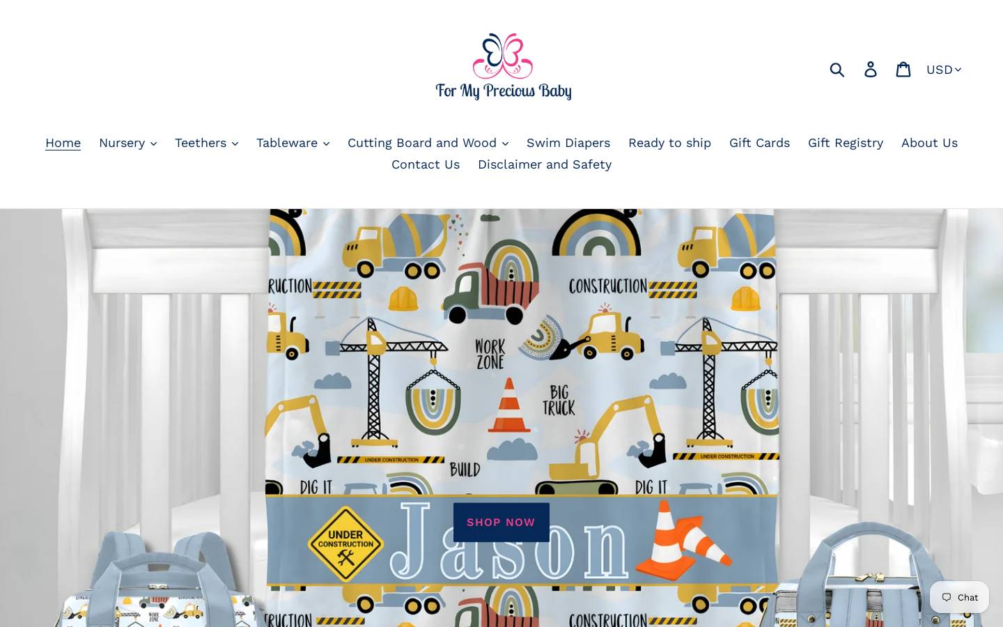 formypreciousbaby.com homepage screenshot