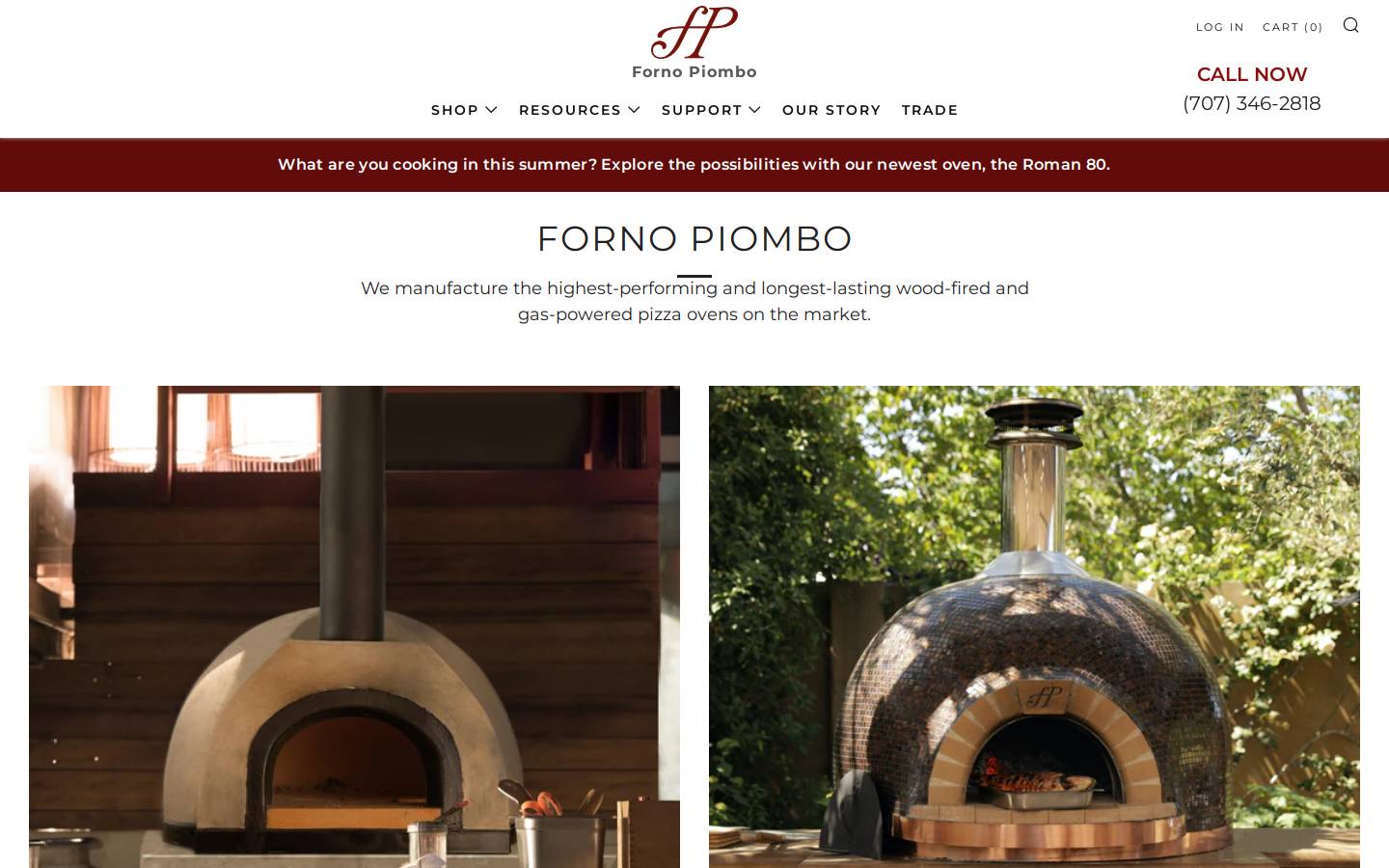 fornopiombo.com homepage screenshot