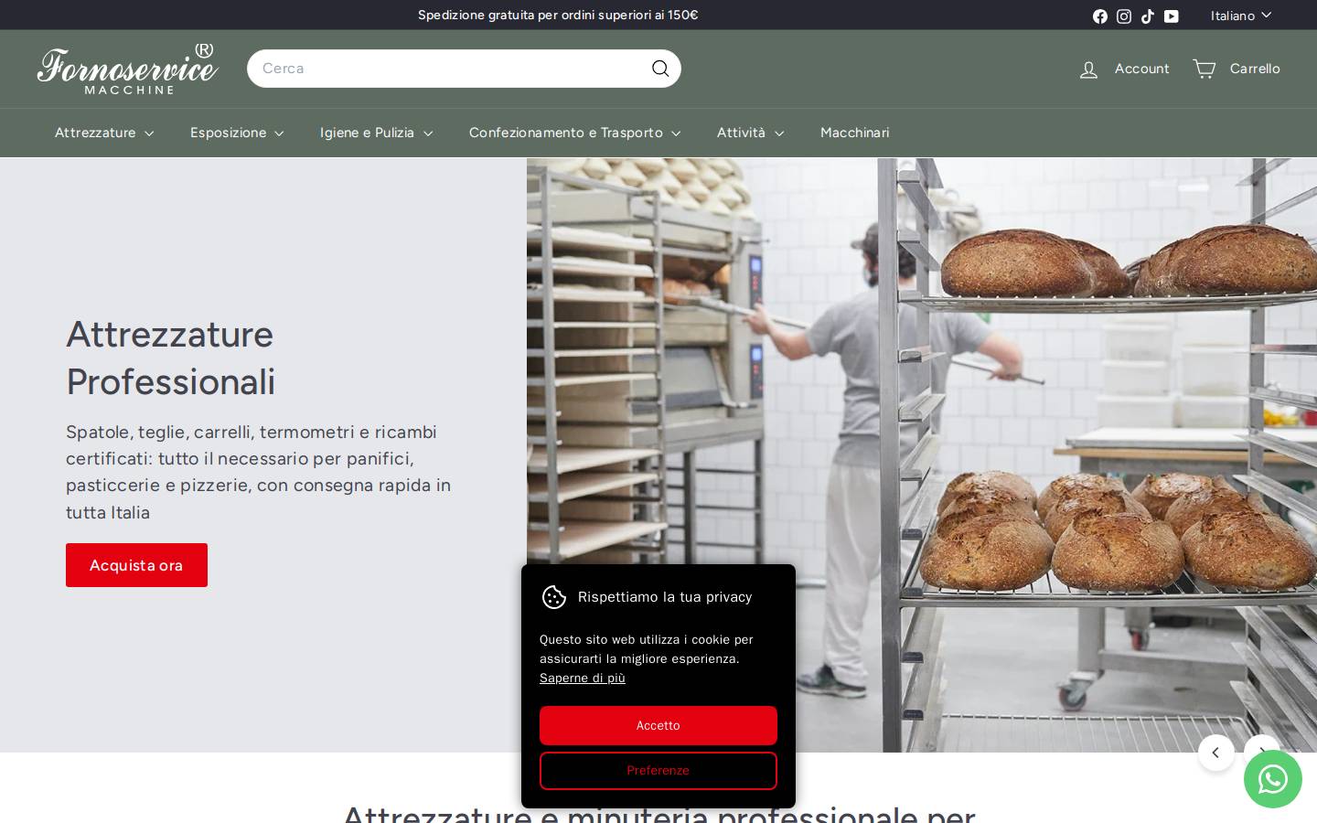 Forno Service ®️ homepage screenshot