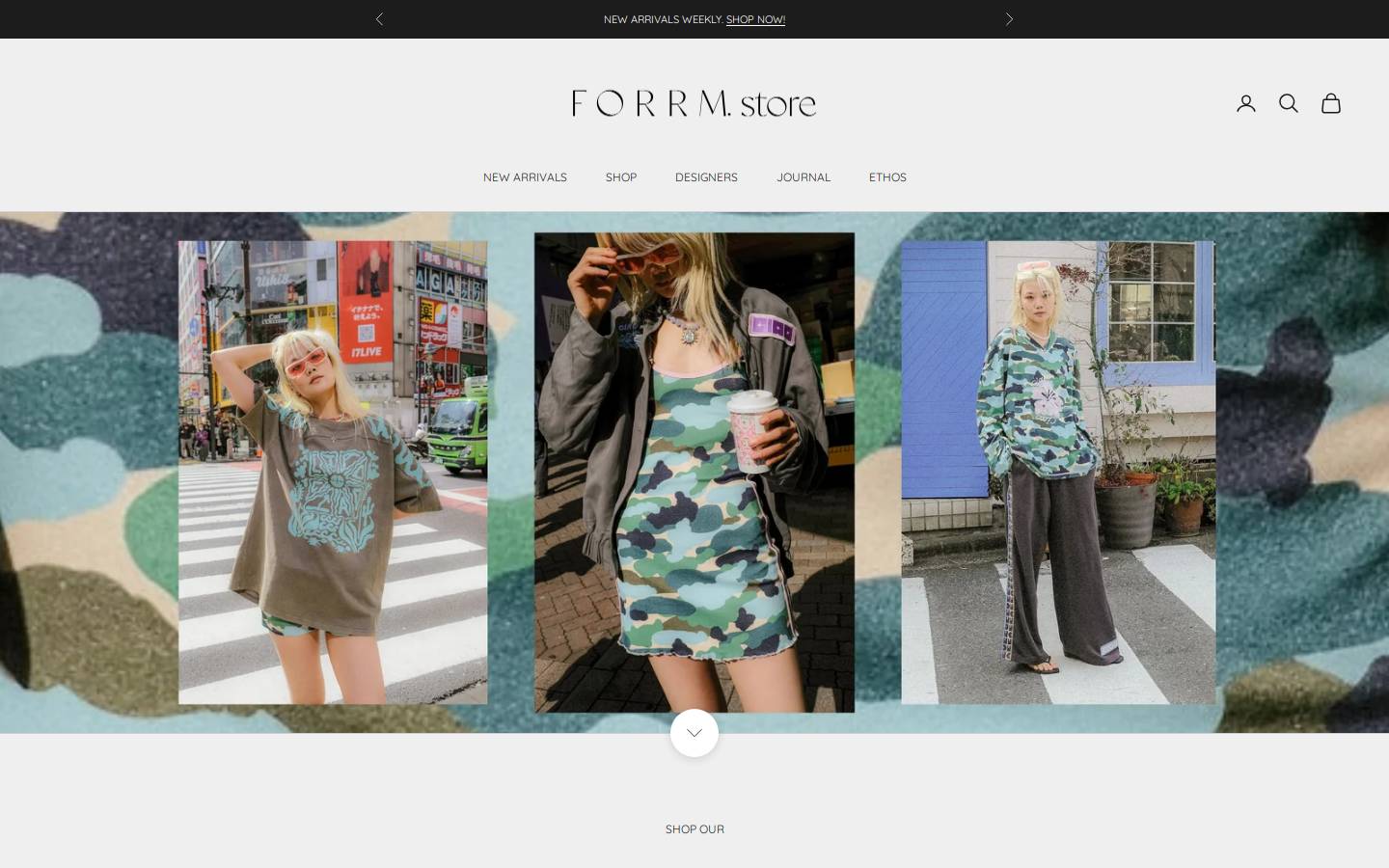 forrm.store homepage screenshot