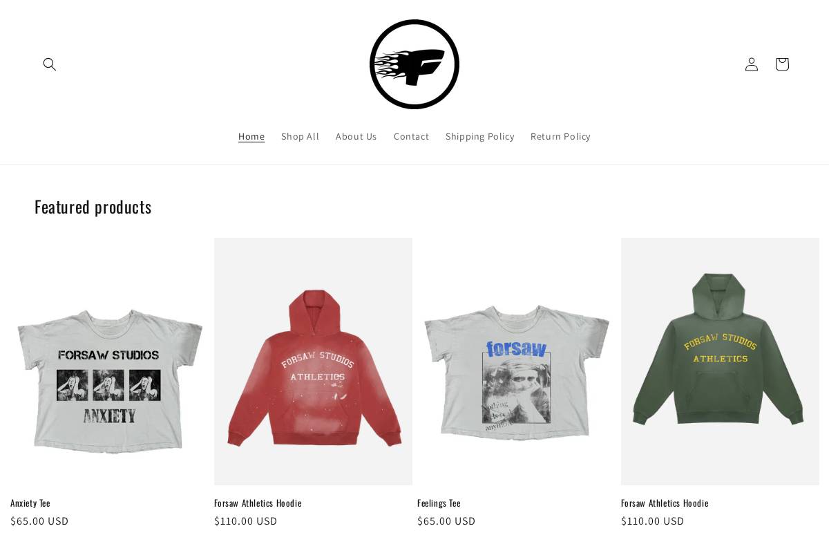 fors4wstudios.com homepage screenshot