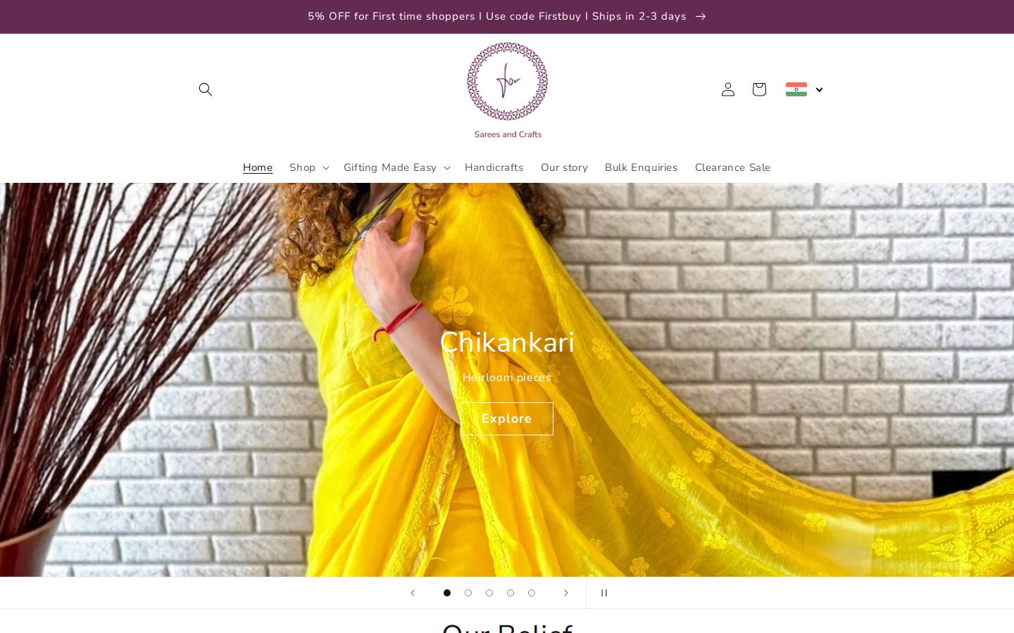 forsarees.com homepage screenshot