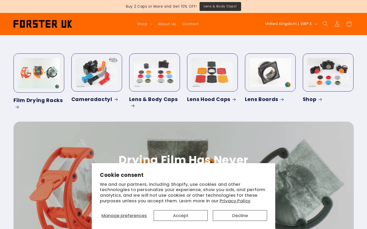 forsteruk.com homepage screenshot