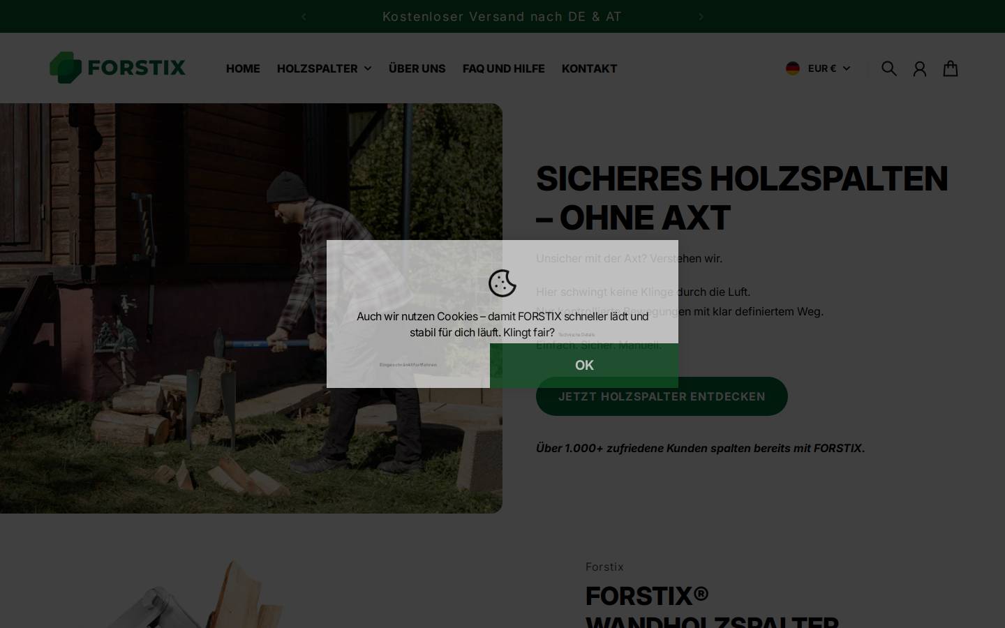 forstix.de homepage screenshot