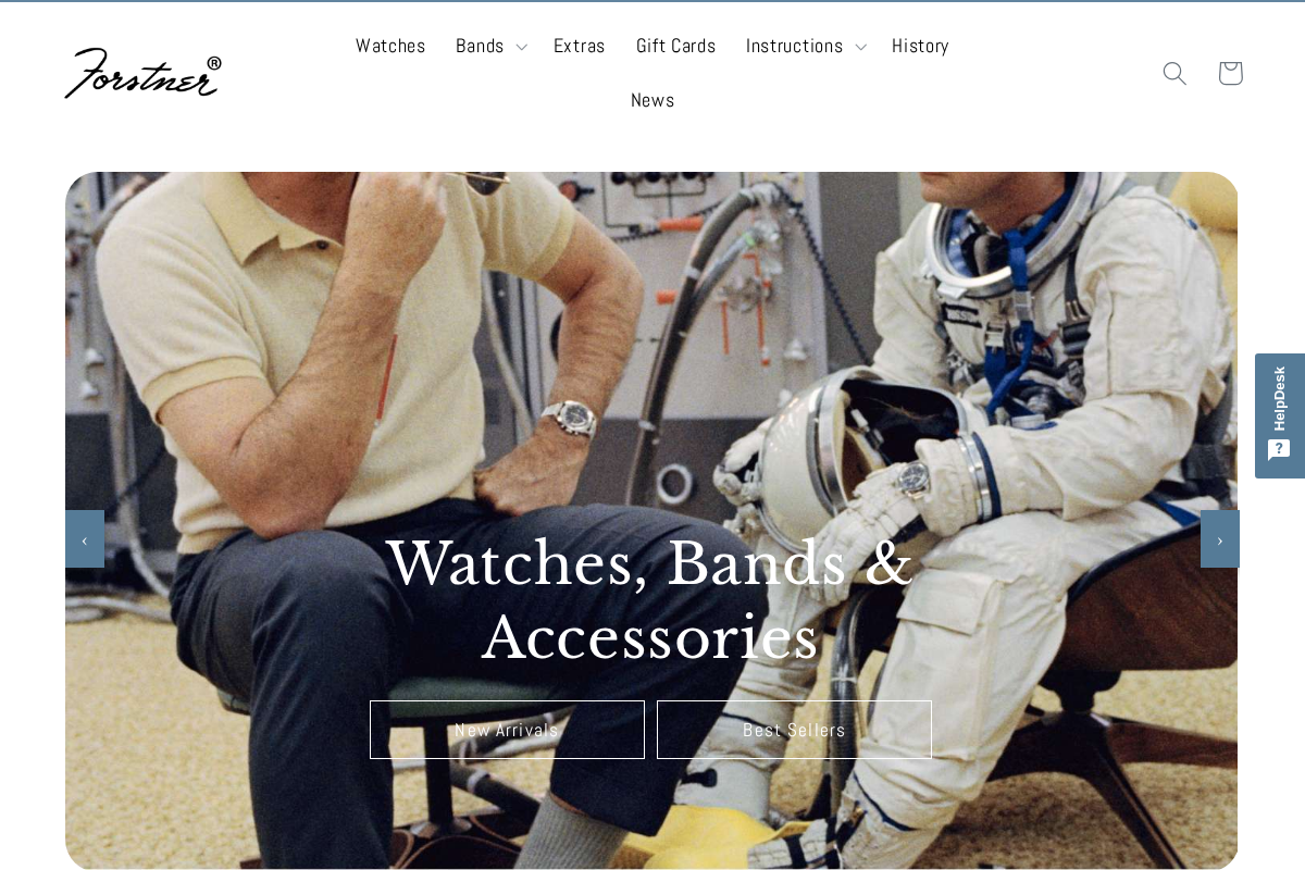 Forstner homepage screenshot