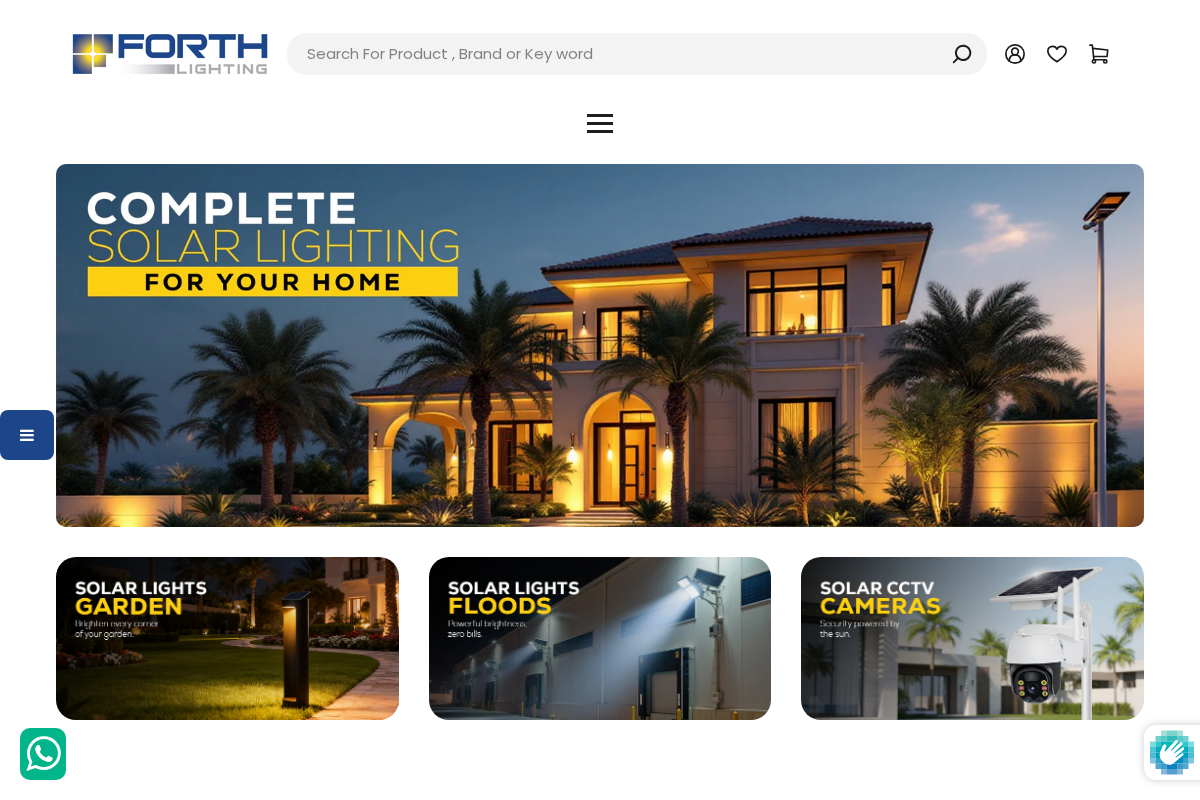 Forthlighting homepage screenshot