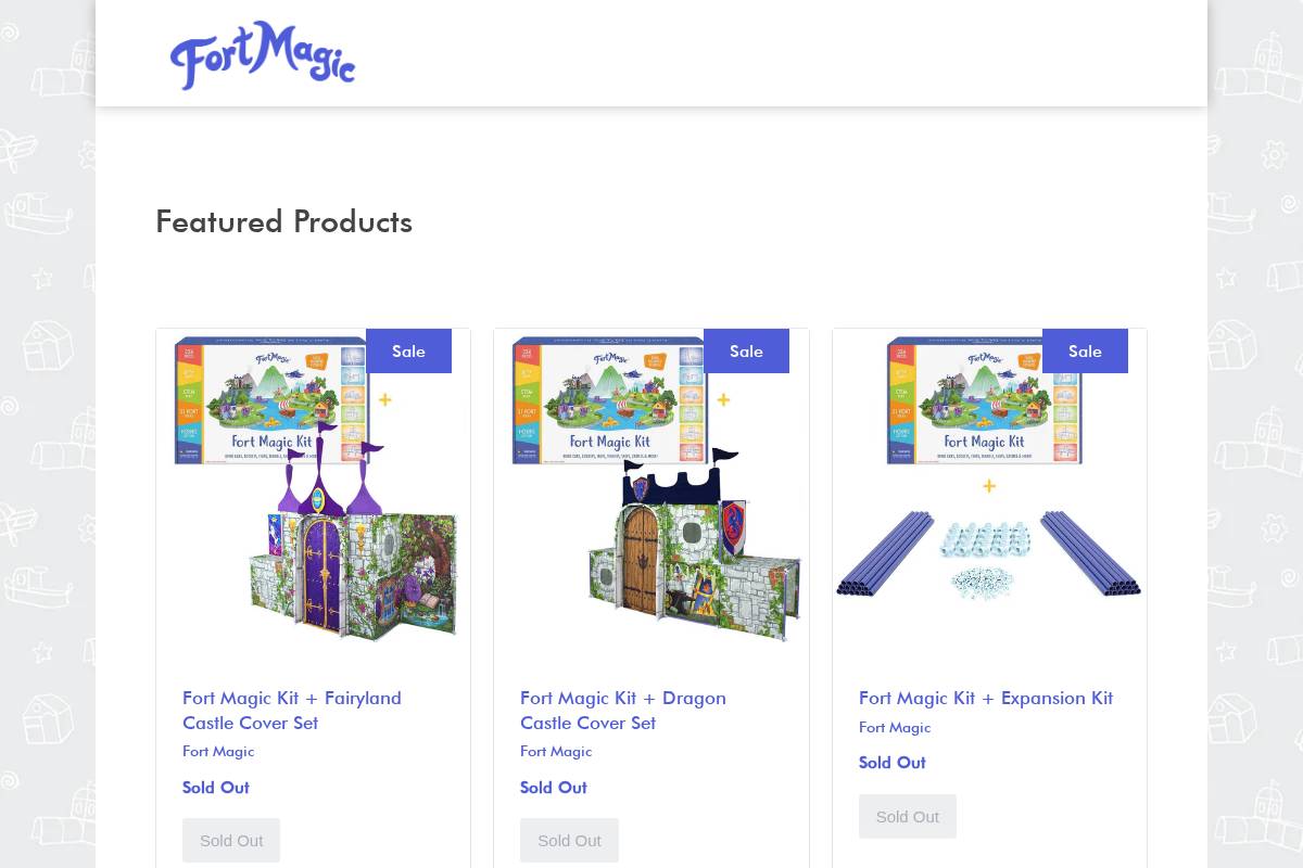 fortmagicstore.com homepage screenshot