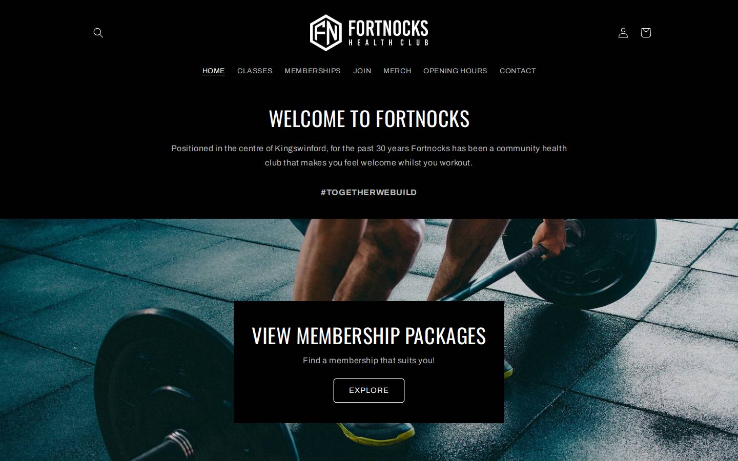 fortnocks.co.uk homepage screenshot