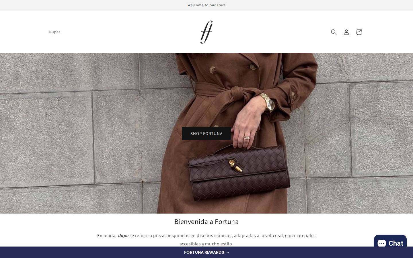 fortunaconcept.com homepage screenshot