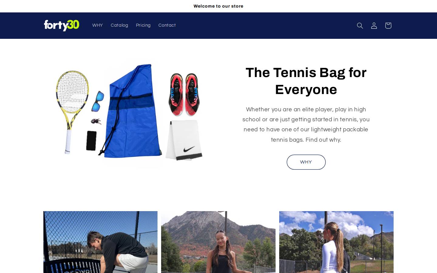 forty30.com homepage screenshot
