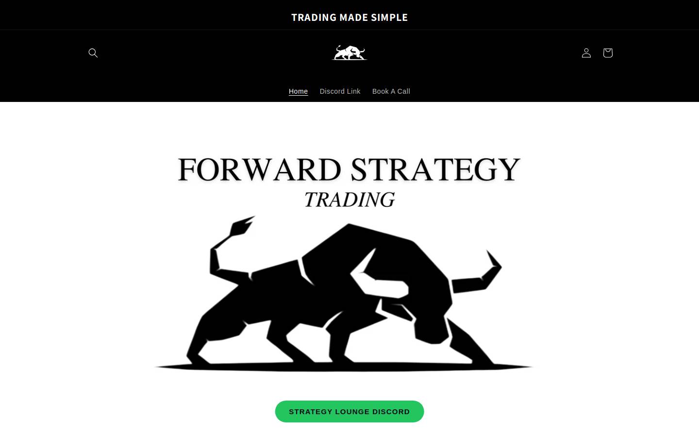 forward-strategy.com homepage screenshot