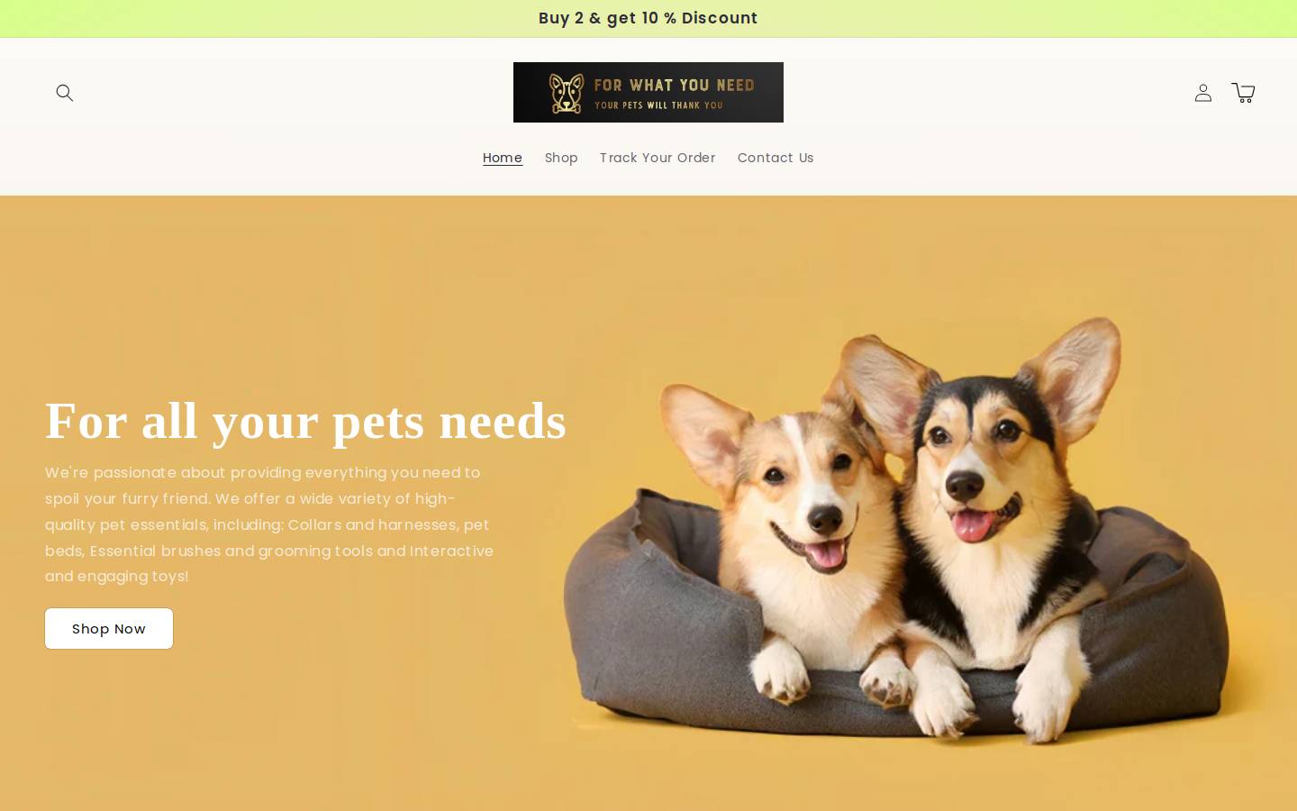 forwhatyouneed.shop homepage screenshot