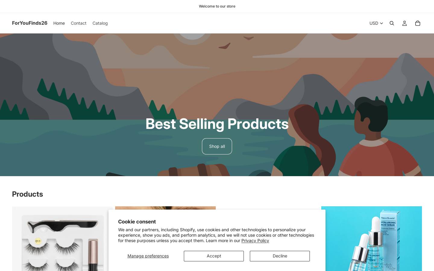 foryoufinds26.com homepage screenshot