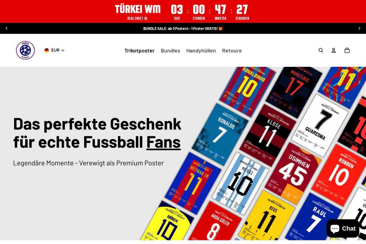 forzafussball.com homepage screenshot
