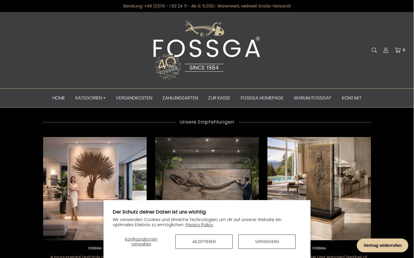 fossga-shop.de homepage screenshot