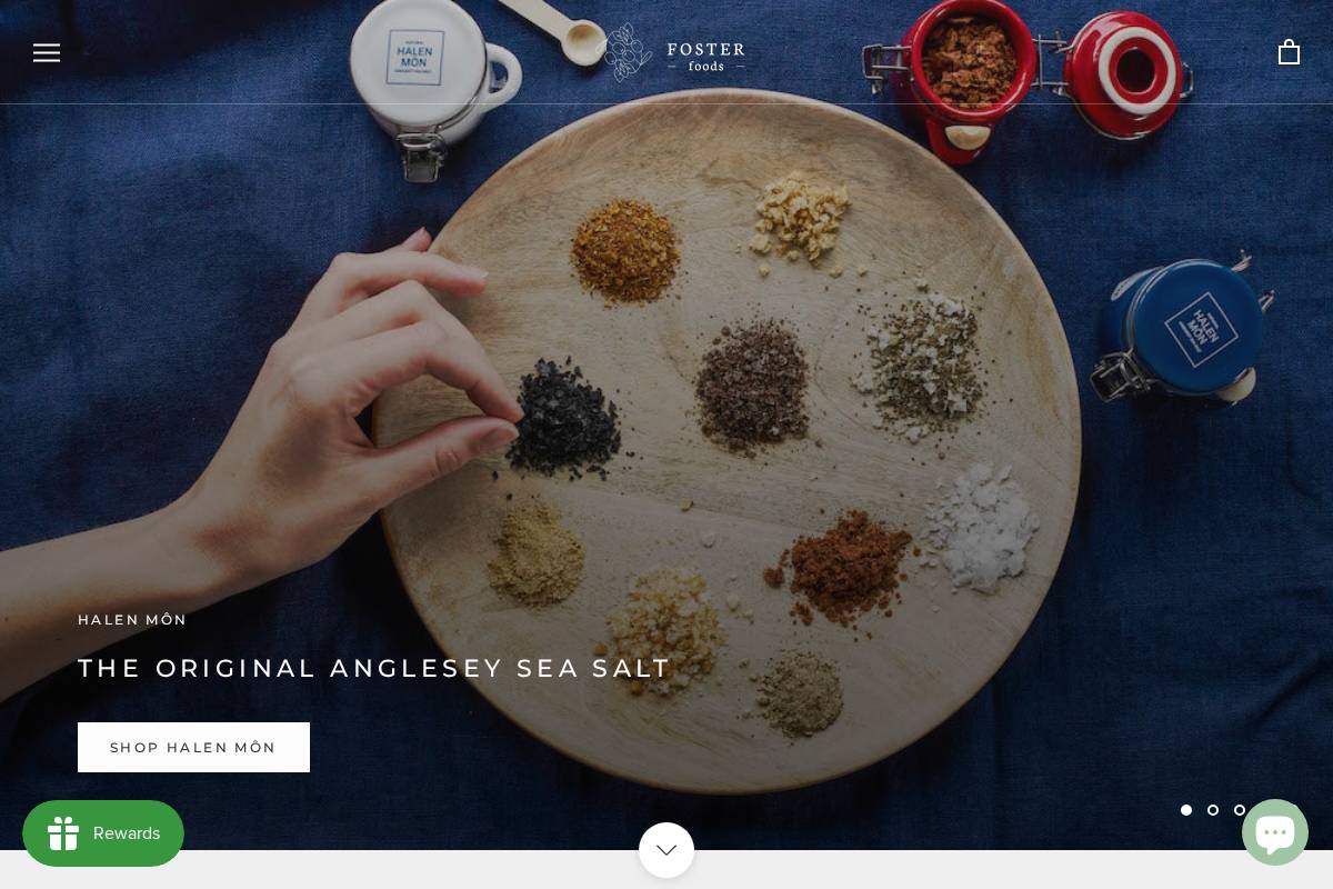 fosterfoods.sg homepage screenshot