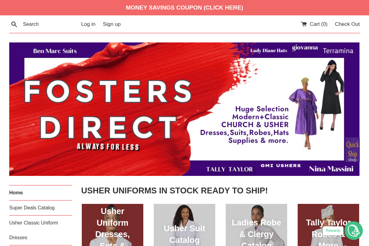 Fosters Direct homepage screenshot