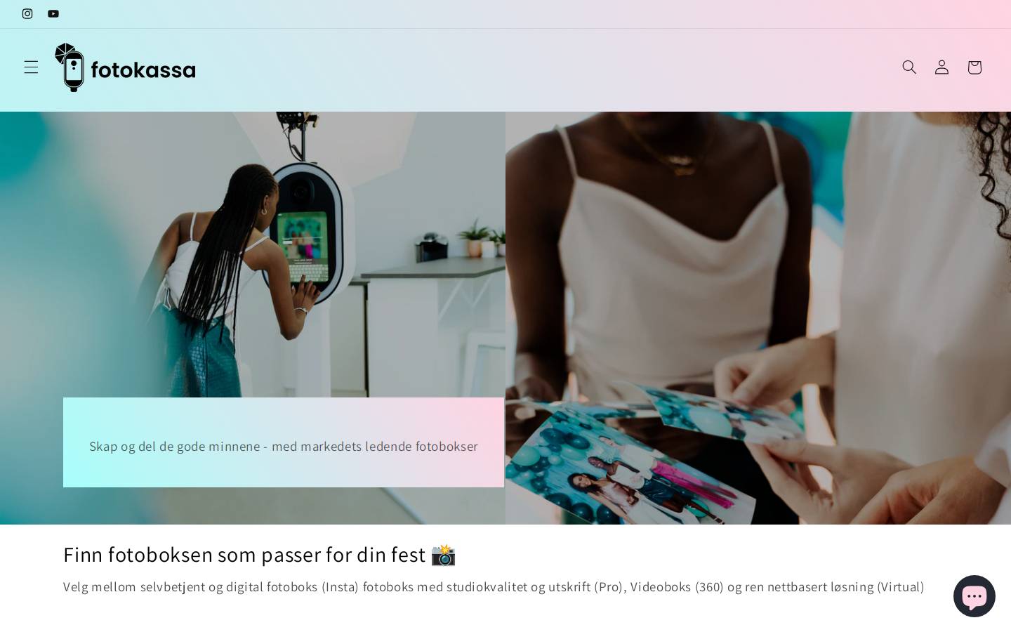 fotokassa.no homepage screenshot