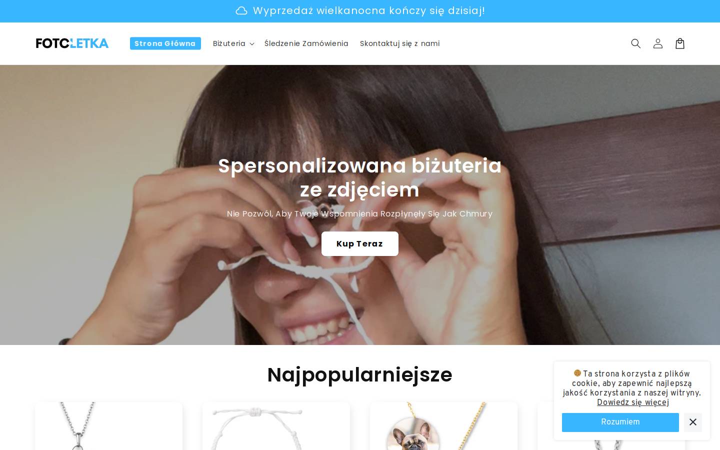 fotoletka.pl homepage screenshot