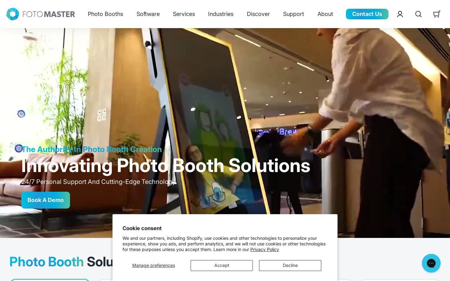 fotomaster.com homepage screenshot