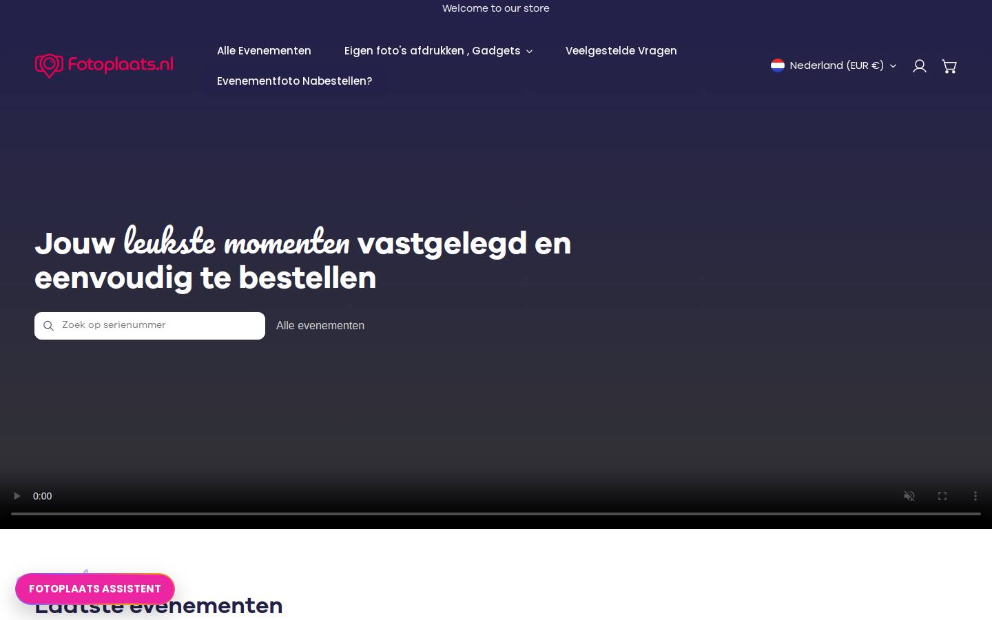 fotoplaats.nl homepage screenshot