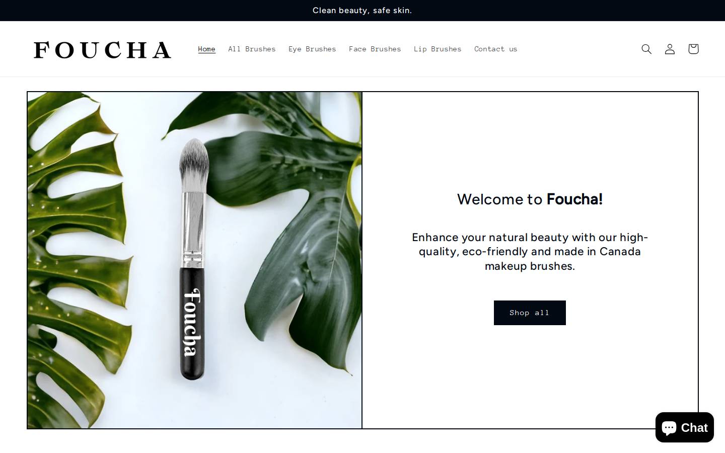 foucha.ca homepage screenshot