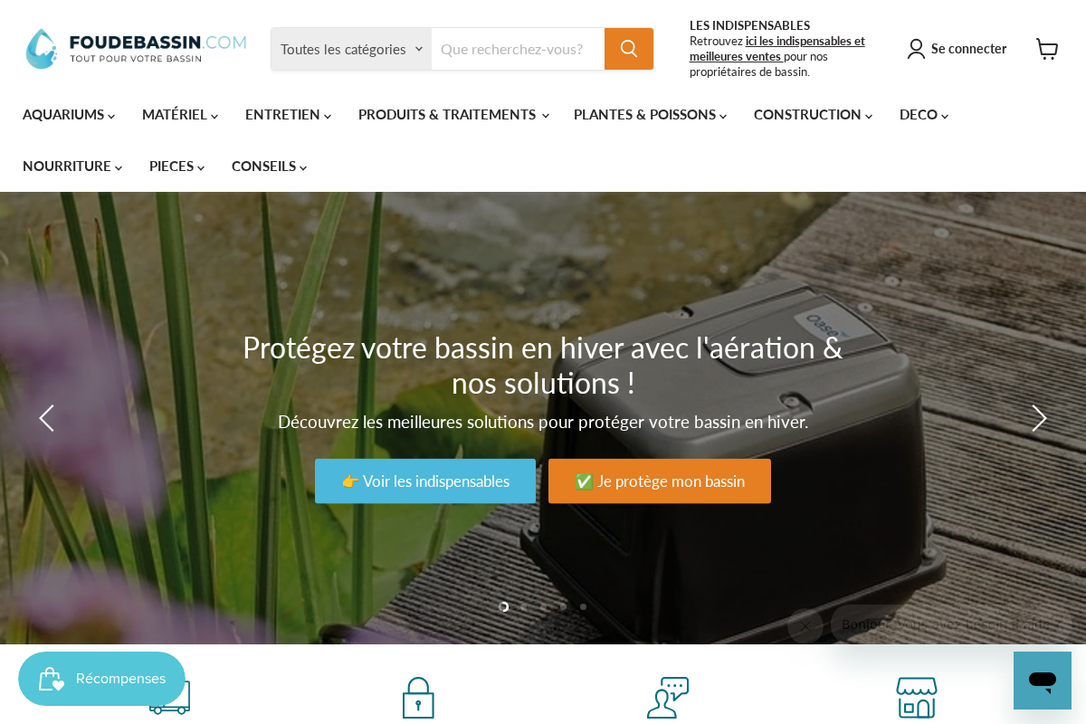 Foudebassin homepage screenshot