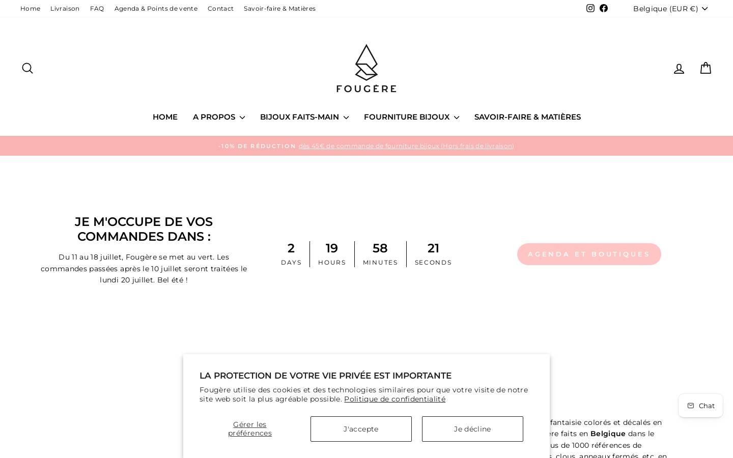 fougere.be homepage screenshot