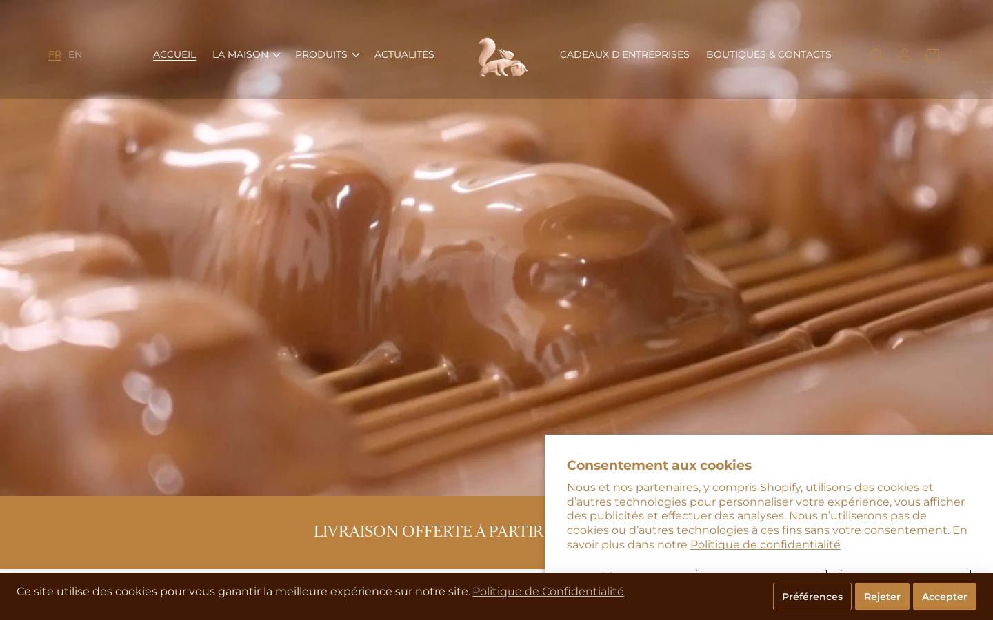 fouquet.fr homepage screenshot