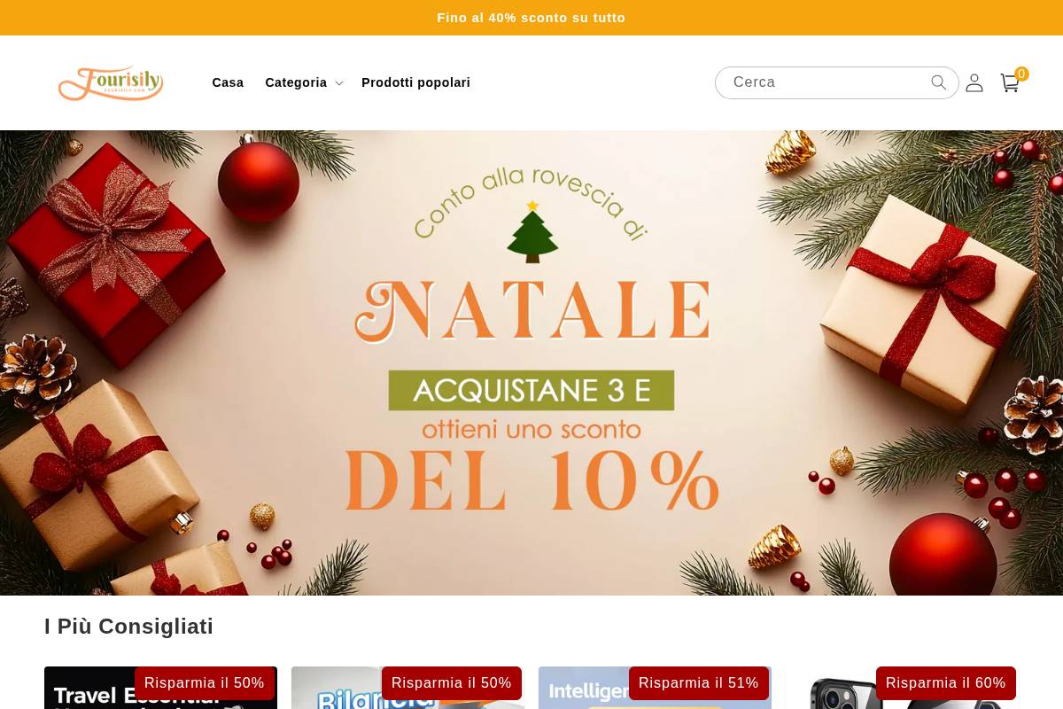 Fourisily homepage screenshot