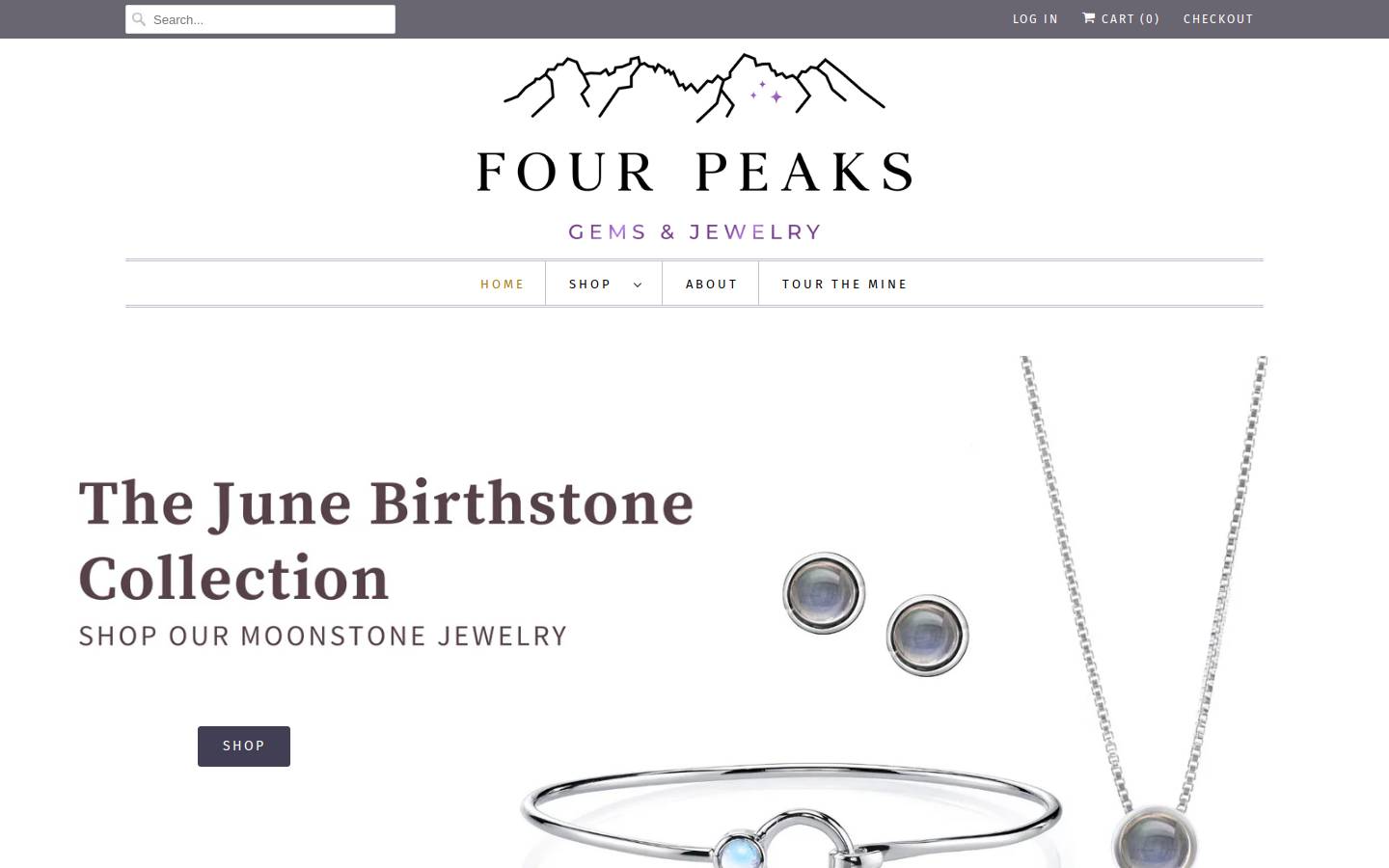 fourpeaksmining.com homepage screenshot