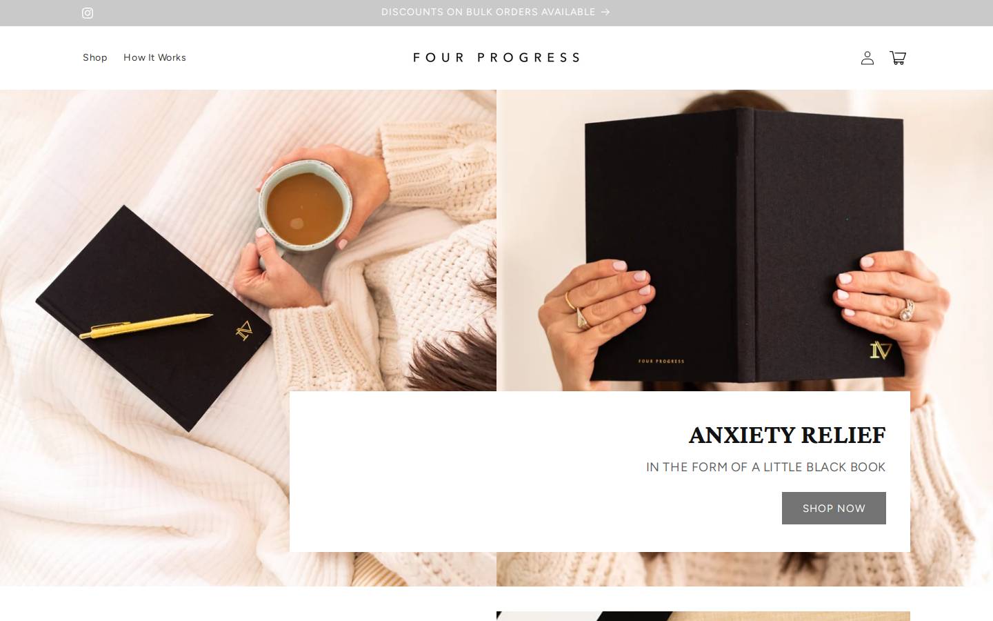 fourprogress.com homepage screenshot