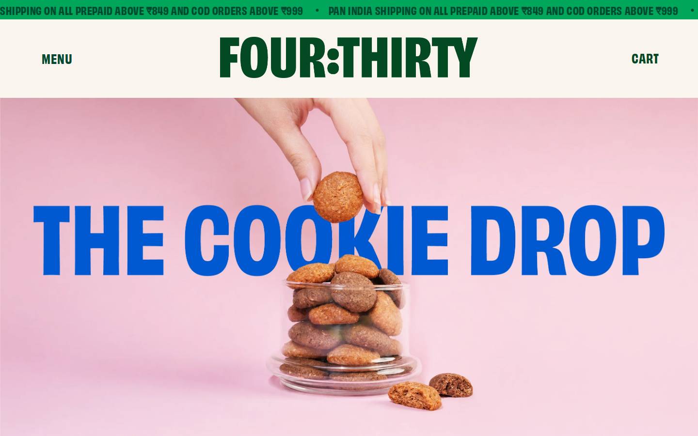 fourthirty.in homepage screenshot