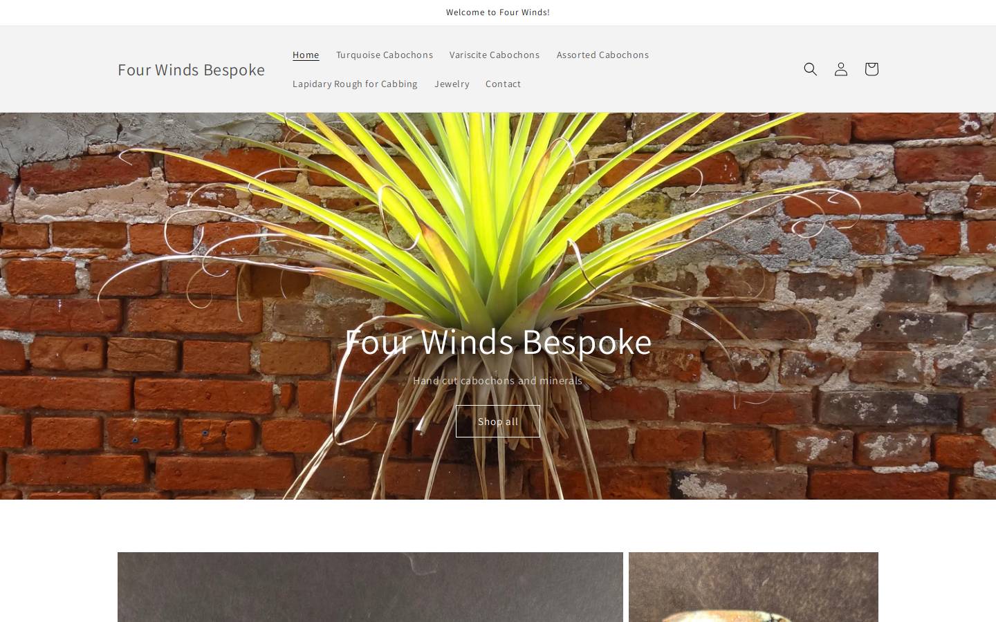 fourwindsbespoke.com homepage screenshot