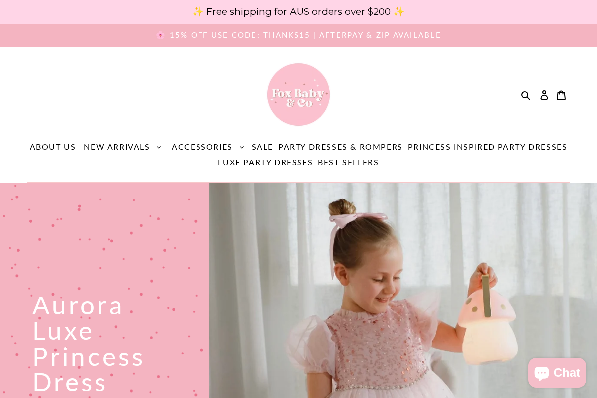 Fox Baby & Co homepage screenshot