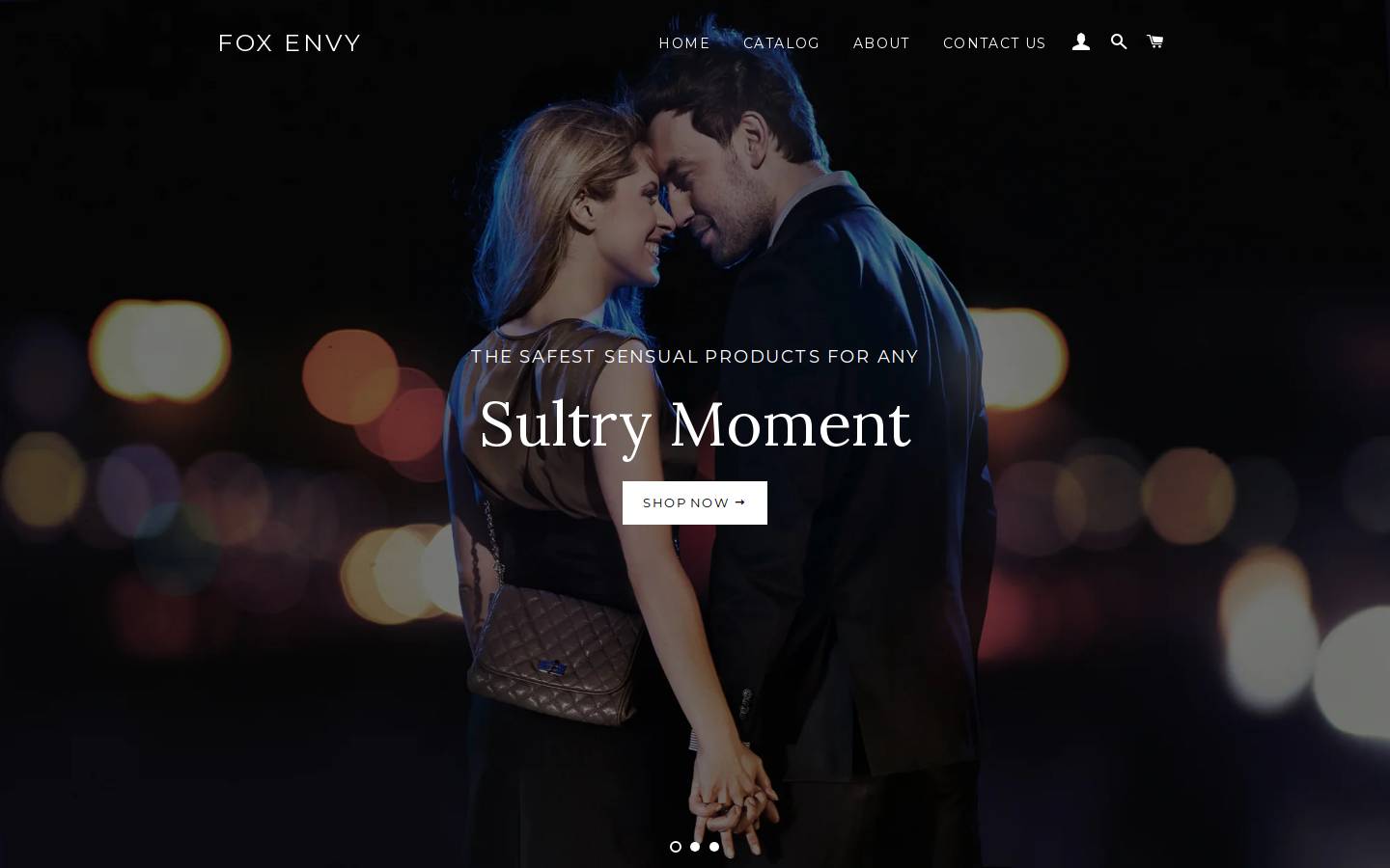foxenvy.com homepage screenshot