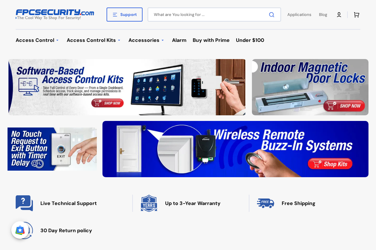 Fpc Security homepage screenshot